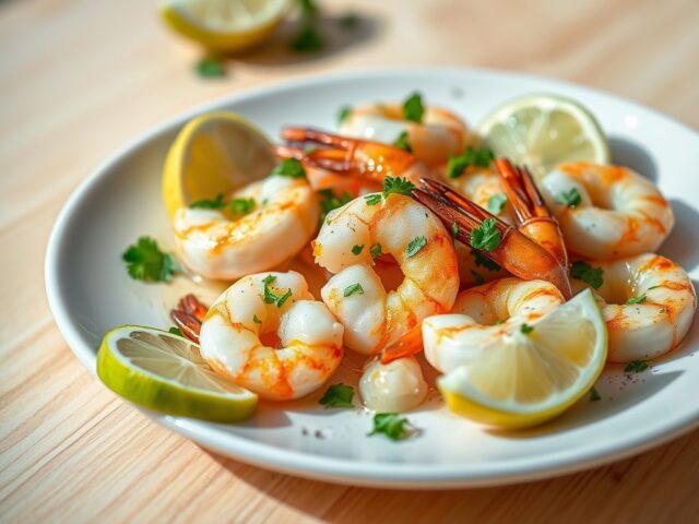 Scampi’s met limoen