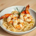 Scampi’s met vanille