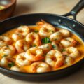 Scampi in roomsaus