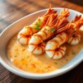 Scampi met Duivelssausje