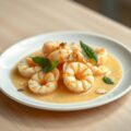 scampi met kokos