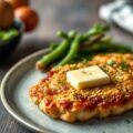 Schnitzel gepanneerd met kaasstengelkruim