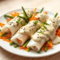 Scholrolletjes met mosterdsaus