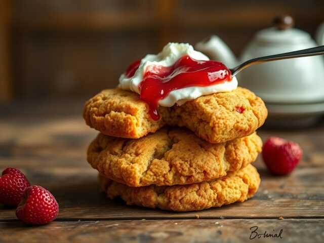 Scones met gember