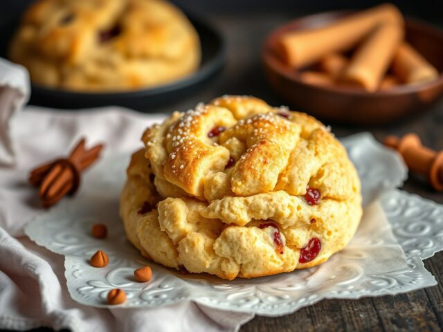 Scones met gember — AI-gegenereerde illustratie