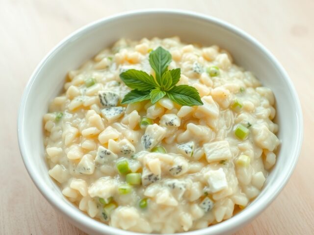 Selderijrisotto met gorgonzola