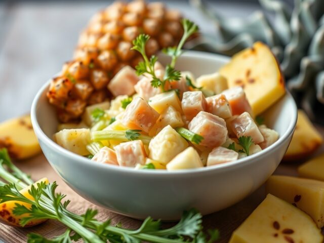 Selderijsalade met prei