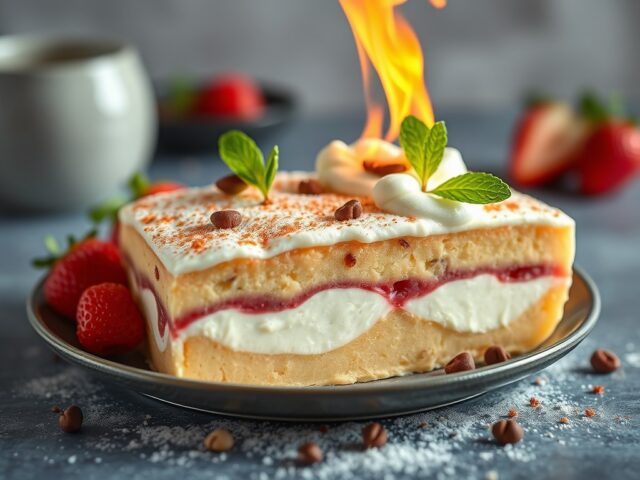 Semifreddo con Fichi Flambees ( zie opm )
