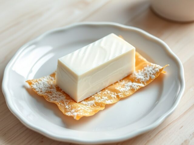 Semifreddo van yoghurt en limoen