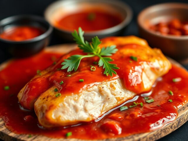 Shaslicks in rode marinade