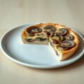 Shii-taketaartje met cognac