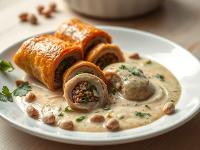Shoarmavinken met pistachenootjes