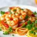 Siciliaanse sinaasappel-garnalensalade