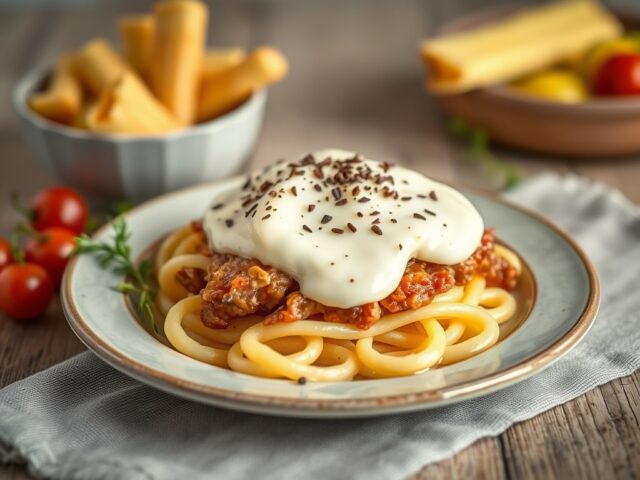Simpel diner om te smullen — AI-gegenereerde illustratie