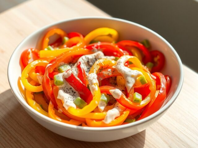 Simpele Paprika Salade
