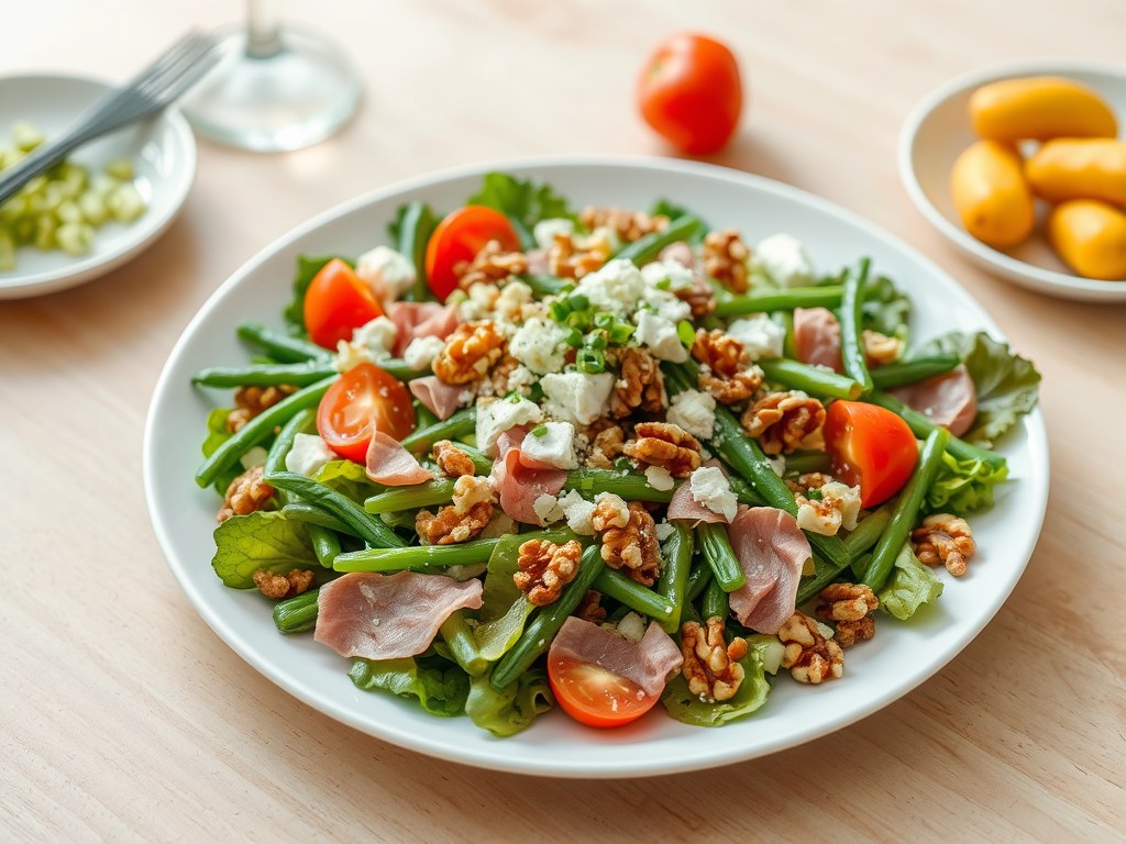 Simplon express salade, AI-gegenereerde illustratie