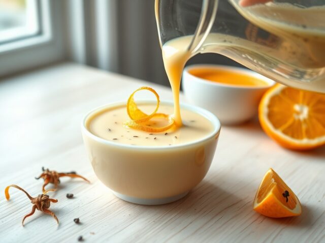 Sinaasappel Creme anglaise