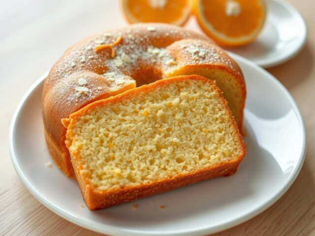 Sinaasappelcake voor Suikerpatienten