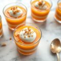 Sinaasappelcoupes met amandel