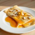 Sinaasappelcrepes met amandelkrullen ( zie opm)