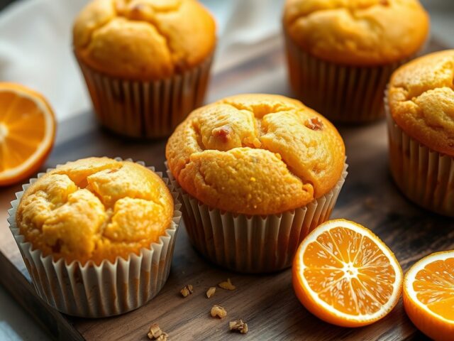 Sinaasappelsmuffins