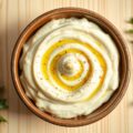 Skordalia (Aardappelpuree met knoflook)