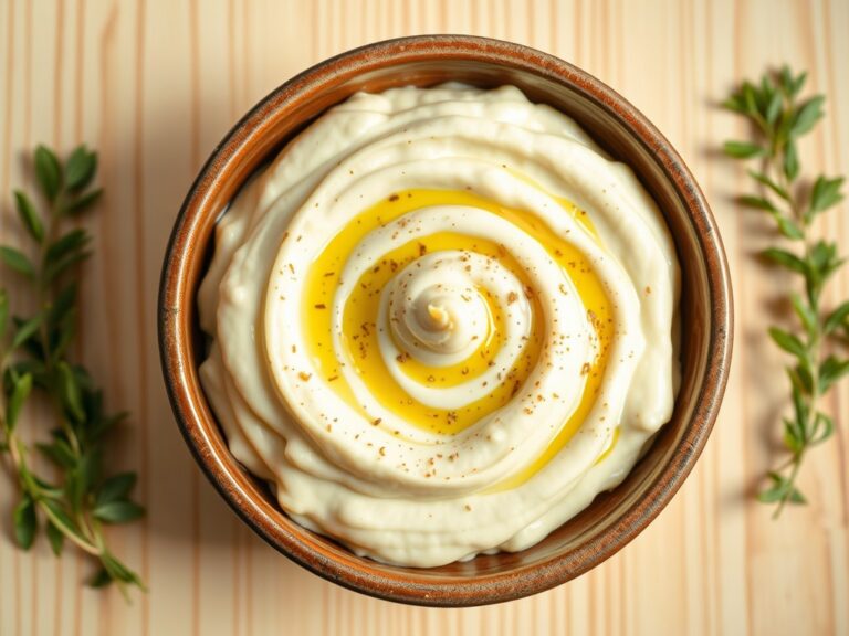 Skordalia (Aardappelpuree met knoflook)