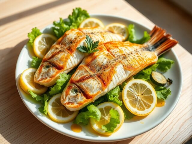 Sla met Sinas Vinaigrette, Avocado en Rode Mul