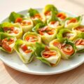 slarolletjes met ricotta en chorizo