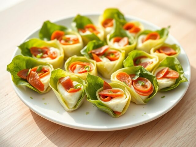 slarolletjes met ricotta en chorizo