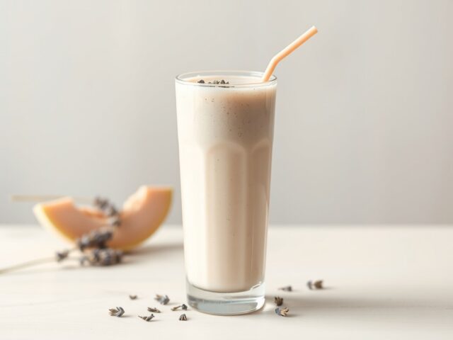 Smoothie met meloen en lavendel