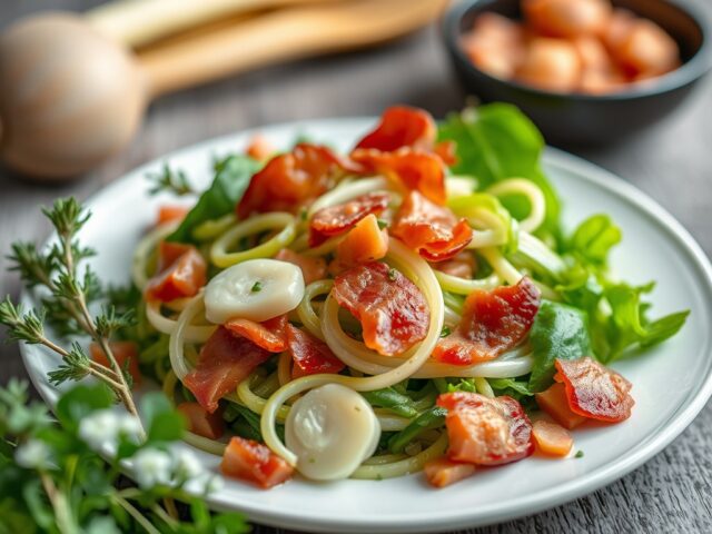 Sneeker salade — AI-gegenereerde illustratie