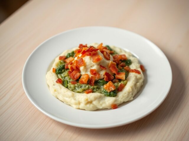 Snel-klaar raapsteeltjes met aardappelpuree