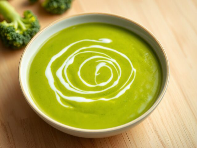 Snelle broccoli soep