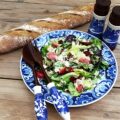 Snelle maaltijdsalade met makreel