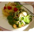 Snelle Pasta met Avocado- Spinaziesaus van mijn schoonzoon……