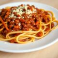 Snelle spaghetti bolognaise