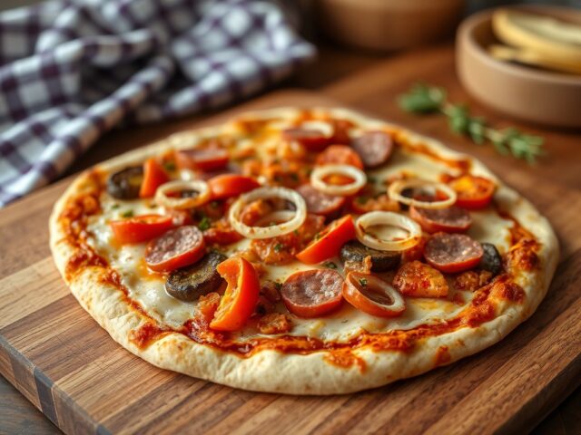 Snelle turkse pizza