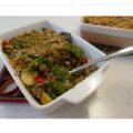 Snijbonen-gehakt ovenschotel met een krokante topping……