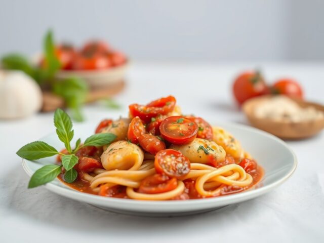 Snijbonen in tomatensaus