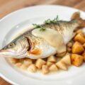 Snoekbaars in Roomsaus met Zuurkool