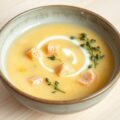Soep van zalm en zeeaster