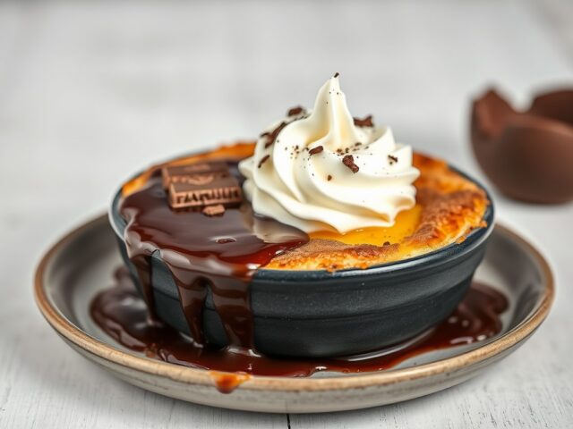 Soezen met vanille ijs en chocola