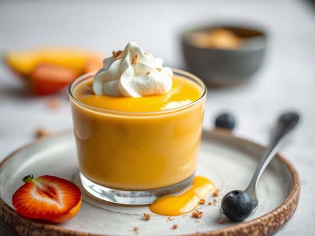 Soezenfantasie met mango-abrikozenmousse