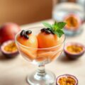 Sorbet van Campari en passievruchten