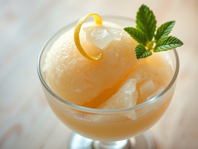 Sorbet van Hoegaarden witbier