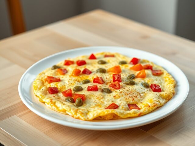 Spaanse groenteomelet