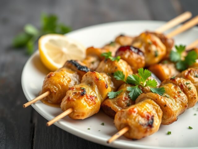 Spaanse Kebab — AI-gegenereerde illustratie