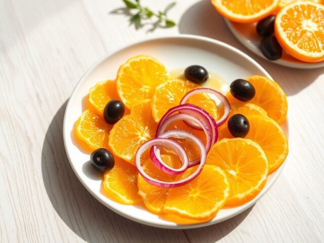 Spaanse sinaasappelsalade