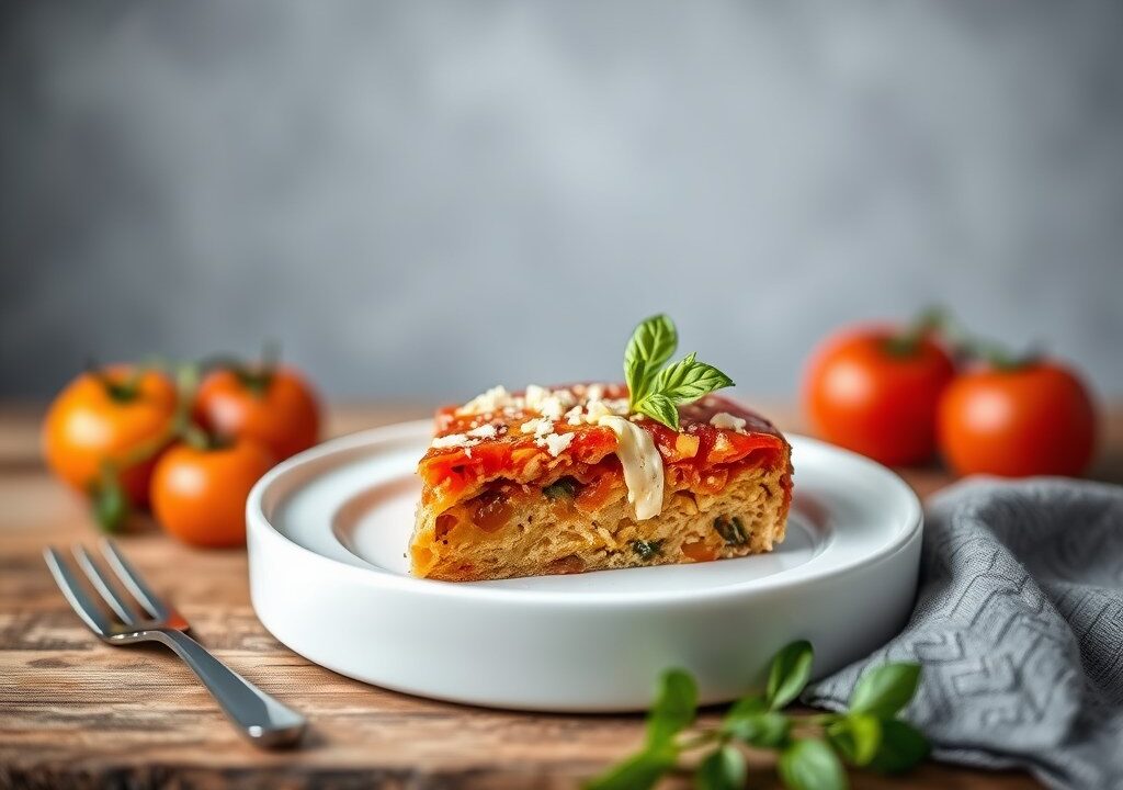 Spaanse Tomatentaart, AI-gegenereerde illustratie
